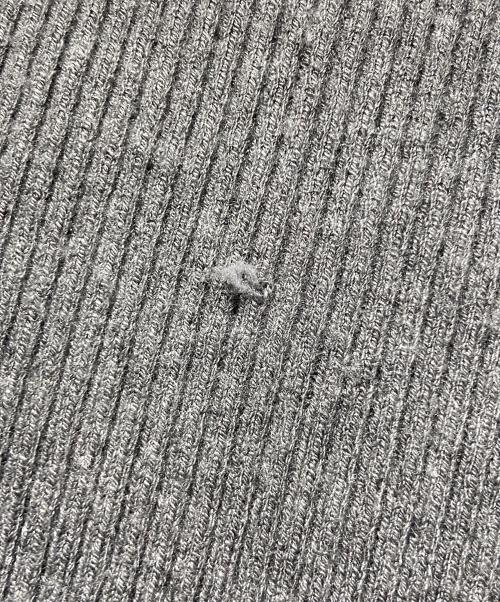 Snidel（スナイデル）Snidel (スナイデル) ショルダーリボンアシメニットワンピ グレー サイズ:FREEの古着・服飾アイテム