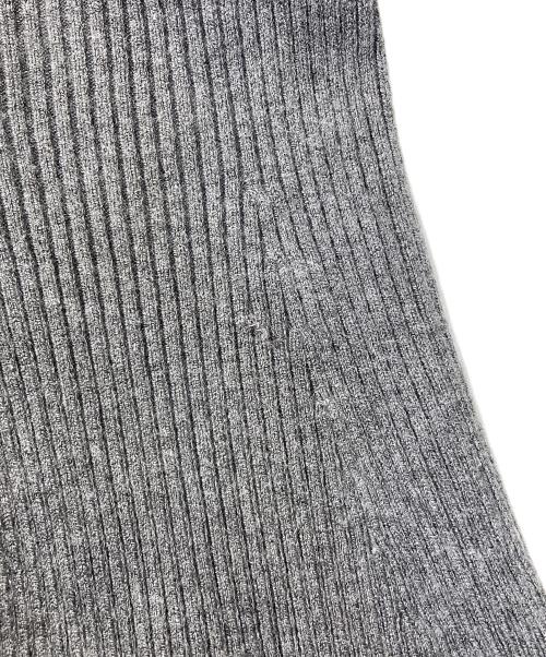 Snidel（スナイデル）Snidel (スナイデル) ショルダーリボンアシメニットワンピ グレー サイズ:FREEの古着・服飾アイテム