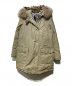 WOOLRICHウールリッチ）の古着「タヌキファーARCTIC PARKA」｜ベージュ