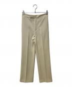 Nobleノーブル）の古着「ツイルクロスストレートパンツ」｜アイボリー