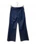 SLOBE IENA（スローブ イエナ）の古着「T/Rワイドスラックス」｜ネイビー