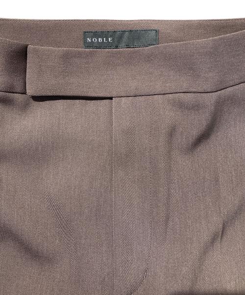 Noble（ノーブル）Noble (ノーブル) ツイルクロスストレートパンツ ブラウン サイズ:SIZE38の古着・服飾アイテム