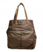 PORTERポーター）の古着「ワックスコットンハンドバッグ」｜ブラウン