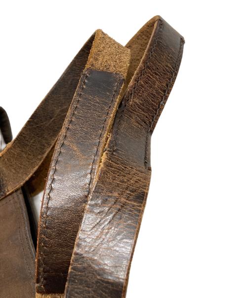 PORTER（ポーター）PORTER (ポーター) ワックスコットンハンドバッグ ブラウンの古着・服飾アイテム