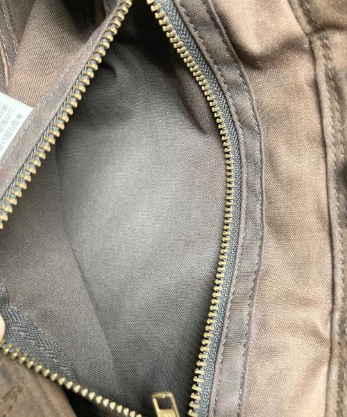 PORTER（ポーター）PORTER (ポーター) ワックスコットンハンドバッグ ブラウンの古着・服飾アイテム