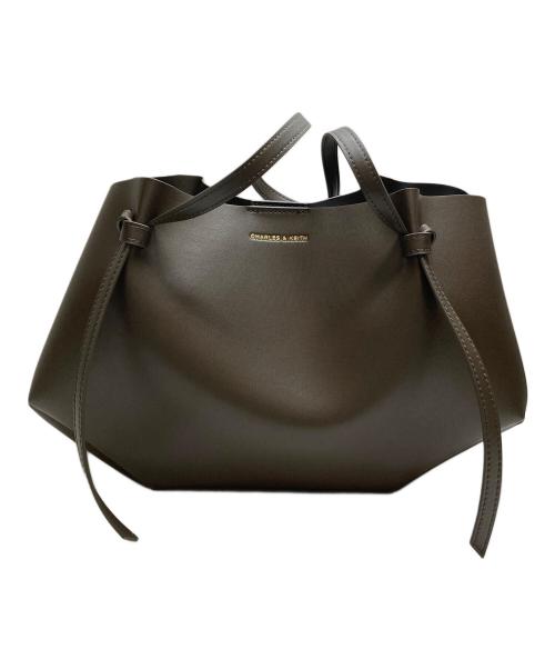 CHARLES & KEITH（チャールズアンドキース）CHARLES & KEITH (チャールズアンドキース) トートバッグ ブラウンの古着・服飾アイテム