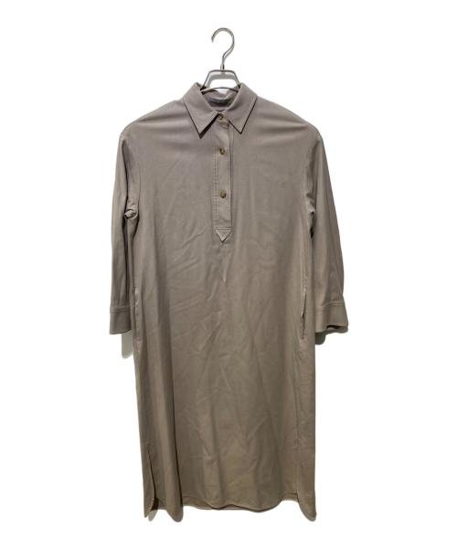 theory luxe（セオリーリュクス）theory luxe (セオリーリュクス) PRECIOUS (プレシャス) LT Flannel Carolieシャツワンピース ベージュ サイズ:38の古着・服飾アイテム