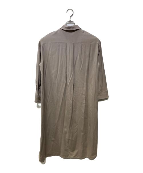 theory luxe（セオリーリュクス）theory luxe (セオリーリュクス) PRECIOUS (プレシャス) LT Flannel Carolieシャツワンピース ベージュ サイズ:38の古着・服飾アイテム