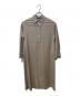 theory luxe（セオリーリュクス）の古着「LT Flannel Carolieシャツワンピース」｜ベージュ