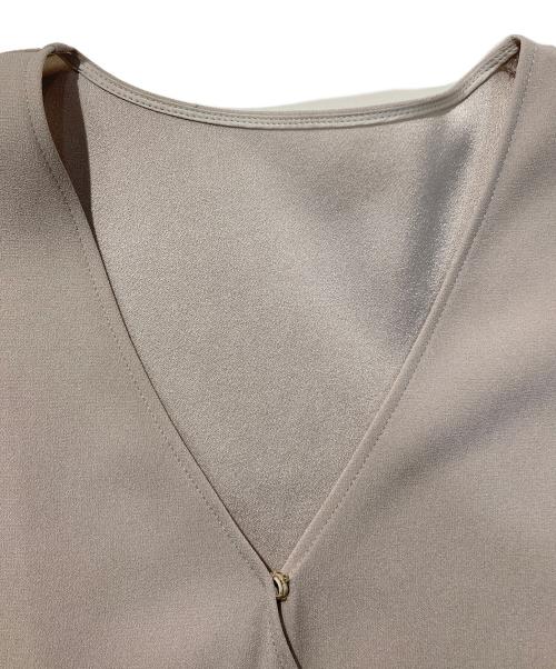 DECADE（ディケイド）DECADE (ディケイド) CINDY / ラップドレス ベージュ サイズ:SIZE8の古着・服飾アイテム