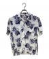 Duke Kahanamoku（デュークカハナモク）の古着「アロハシャツ」｜ホワイト×ネイビー