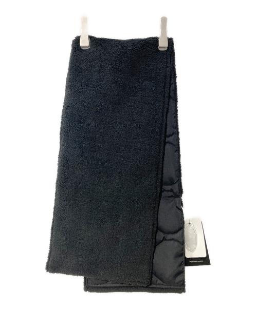 TAION（タイオン）TAION (タイオン) MANOF (マノフ) リバーシブルダウンマフラー ブラックの古着・服飾アイテム