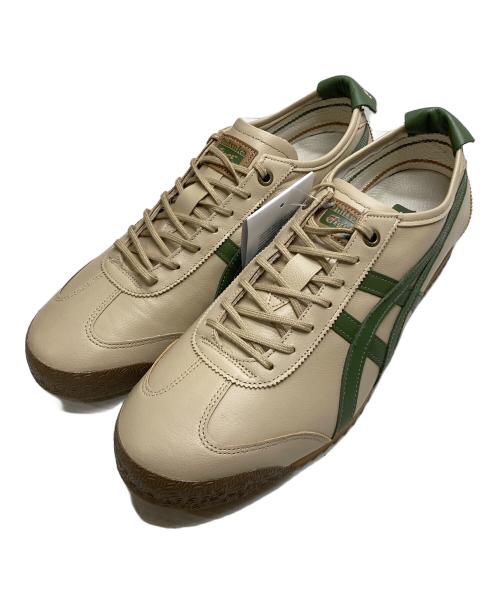 Onitsuka Tiger（オニツカタイガー）Onitsuka Tiger (オニツカタイガー) MEXICO 66 SD BEIGE GREEN サイズ:26 未使用品の古着・服飾アイテム