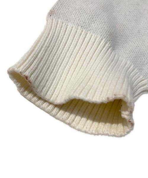 HUF（ハフ）HUF (ハフ) SONG INTARSIA SWEATER ホワイト サイズ:Ⅿの古着・服飾アイテム