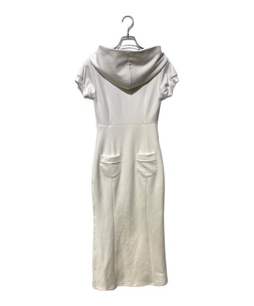 ANDMARY（アンドマリー）ANDMARY (アンドマリー) Mary logo hoodie dress ホワイト サイズ:FREEの古着・服飾アイテム