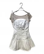 ANDMARYアンドマリー）の古着「Sandra lace dress」｜ホワイト