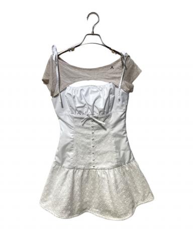 中古・古着通販】ANDMARY (アンドマリー) Sandra lace dress ホワイト