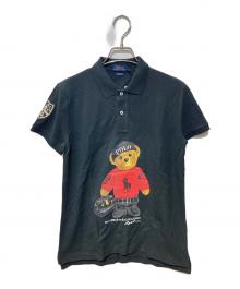 POLO RALPH LAUREN（ポロ・ラルフローレン）の古着「ポロベアポロシャツ」｜ブラック