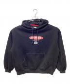 BlackEyePatch×TIGHTBOOTH PRODUCTIONブラックアイパッチ×タイトブースプロダクション）の古着「プルオーバーパーカー」｜ブラック