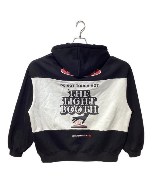 BlackEyePatch（ブラックアイパッチ）BlackEyePatch (ブラックアイパッチ) TIGHTBOOTH PRODUCTION (タイトブースプロダクション) プルオーバーパーカー ブラック サイズ:Ⅿの古着・服飾アイテム