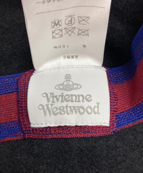 Vivienne Westwood（ヴィヴィアンウエストウッド）Vivienne Westwood (ヴィヴィアンウエストウッド) ベレー帽 ブラック サイズ:M～Sの古着・服飾アイテム