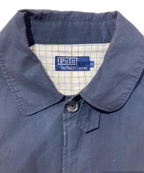 POLO RALPH LAUREN（ポロ・ラルフローレン）POLO RALPH LAUREN (ポロ・ラルフローレン) ステンカラーコート ネイビー サイズ:Ⅿの古着・服飾アイテム