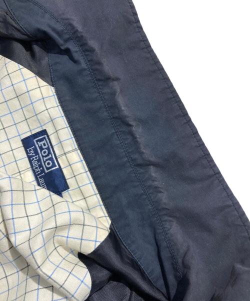 POLO RALPH LAUREN（ポロ・ラルフローレン）POLO RALPH LAUREN (ポロ・ラルフローレン) ステンカラーコート ネイビー サイズ:Ⅿの古着・服飾アイテム