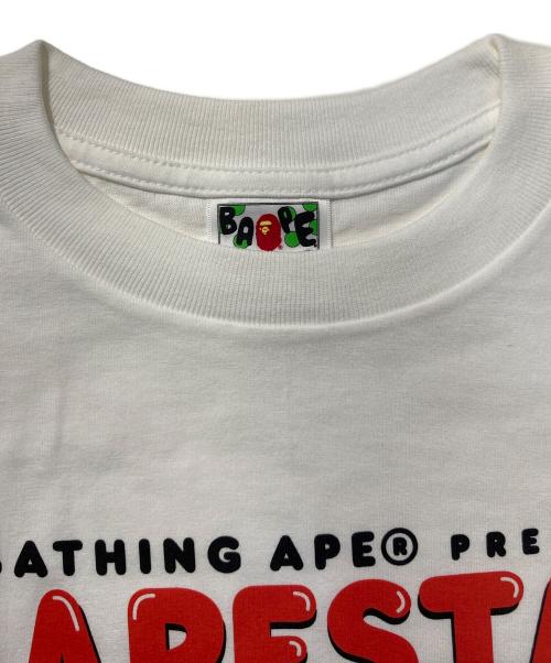 A BATHING APE（ア ベイシング エイプ）A BATHING APE (ア ベイシング エイプ) Tシャツ ホワイト サイズ:XLの古着・服飾アイテム