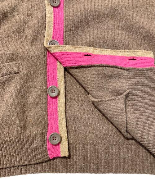 stussy（ステューシー）stussy (ステューシー) ラムウールカーディガン ブラウン サイズ:Ⅿの古着・服飾アイテム