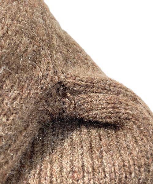 stussy（ステューシー）stussy (ステューシー) ラムウールカーディガン ブラウン サイズ:Ⅿの古着・服飾アイテム