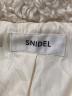 中古・古着 Snidel (スナイデル) ツイードダウンジャケット ホワイト サイズ:FREE：8000円