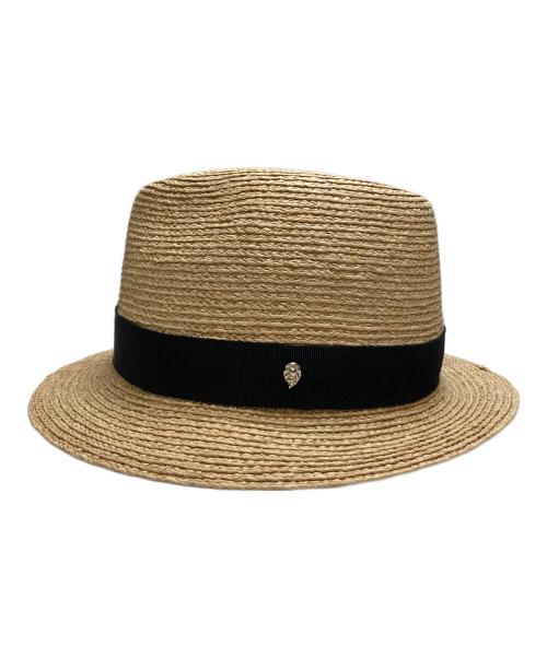 HELEN KAMINSKI（ヘレンカミンスキー）HELEN KAMINSKI (ヘレンカミンスキー) リボンストローハット ベージュの古着・服飾アイテム