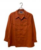 PENDLETONペンドルトン）の古着「ボードシャツ」｜オレンジ