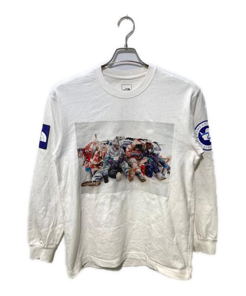 THE NORTH FACE（ザ ノース フェイス）THE NORTH FACE (ザ ノース フェイス) S TRANS Antarctica TEE ホワイト サイズ:Mの古着・服飾アイテム