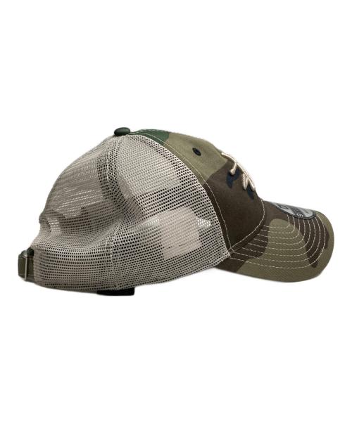 stussy（ステューシー）stussy (ステューシー) New Era (ニューエラ) カモ柄キャップ グリーンの古着・服飾アイテム
