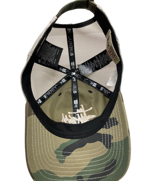 stussy（ステューシー）stussy (ステューシー) New Era (ニューエラ) カモ柄キャップ グリーンの古着・服飾アイテム