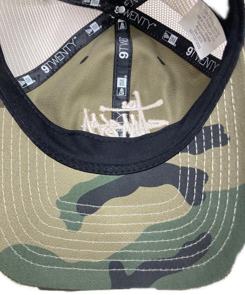 stussy（ステューシー）stussy (ステューシー) New Era (ニューエラ) カモ柄キャップ グリーンの古着・服飾アイテム