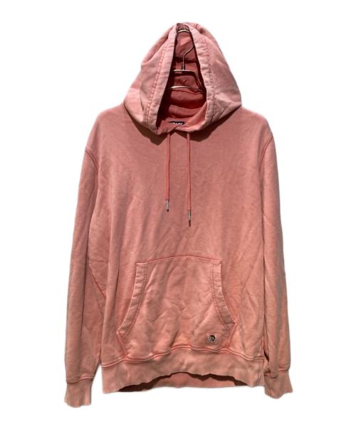 DIESEL（ディーゼル）DIESEL (ディーゼル) S-GIRK-HOOD パーカー ピンク サイズ:XXLの古着・服飾アイテム
