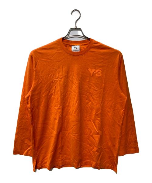 Y-3（ワイスリー）Y-3 (ワイスリー) ロゴカットソー オレンジ サイズ:XLの古着・服飾アイテム