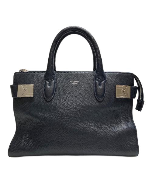 PELLE MORBIDA（ペッレモルビダ）PELLE MORBIDA (ペッレモルビダ) ミニボストンバッグ ネイビー サイズ:FREEの古着・服飾アイテム