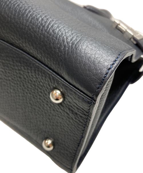 PELLE MORBIDA（ペッレモルビダ）PELLE MORBIDA (ペッレモルビダ) ミニボストンバッグ ネイビー サイズ:FREEの古着・服飾アイテム