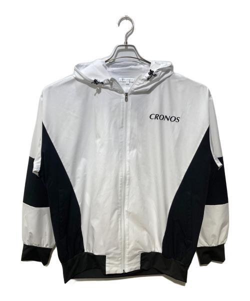 CRONOS（クロノス）CRONOS (クロノス) ジャケット ホワイト×ブラック サイズ:XXLの古着・服飾アイテム