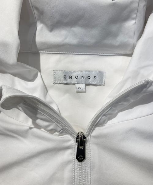 CRONOS（クロノス）CRONOS (クロノス) ジャケット ホワイト×ブラック サイズ:XXLの古着・服飾アイテム