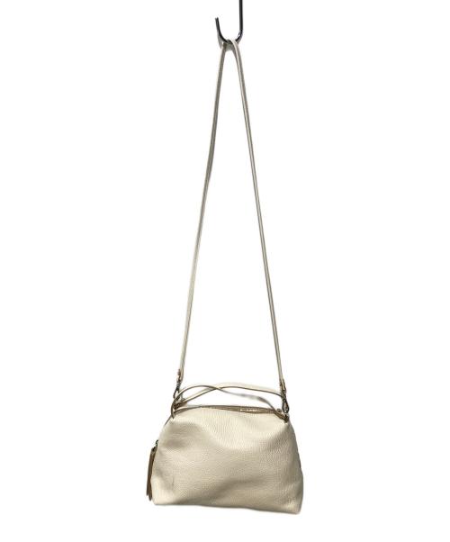 GIANNI CHIARINI（ジャンニ キアリーニ）GIANNI CHIARINI (ジャンニ キアリーニ) 2WAYショルダーバッグ アイボリーの古着・服飾アイテム