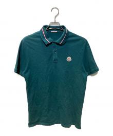 MONCLER（モンクレール）の古着「Logo Patch Polo Shirt」｜グリーン