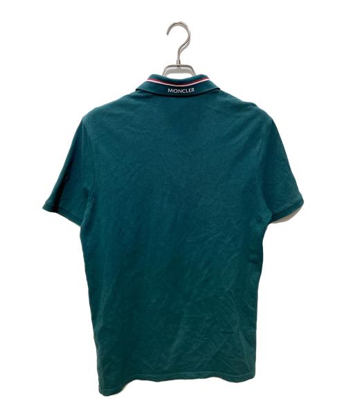 MONCLER（モンクレール）MONCLER (モンクレール) Logo Patch Polo Shirt グリーン サイズ:Lの古着・服飾アイテム