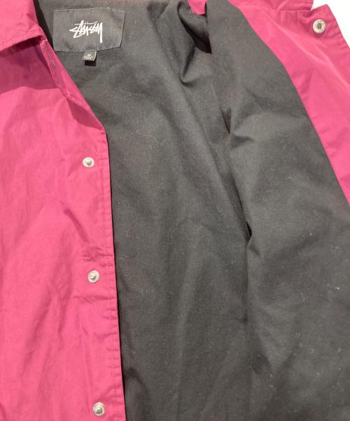 stussy（ステューシー）stussy (ステューシー) コーチジャケット パープル サイズ:Mの古着・服飾アイテム