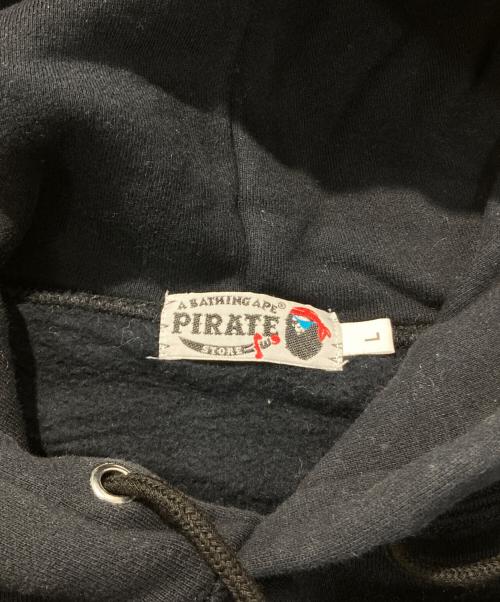 A BATHING APE（アベイシングエイプ）A BATHING APE (ア ベイシング エイプ) パイレーツプルオーバーパーカー ブラック サイズ:Lの古着・服飾アイテム