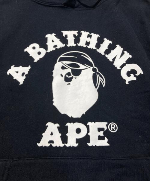 A BATHING APE（アベイシングエイプ）A BATHING APE (ア ベイシング エイプ) パイレーツプルオーバーパーカー ブラック サイズ:Lの古着・服飾アイテム