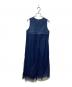 pqran (クラン) デザインチュールワンピース インディゴ サイズ:38：5000円